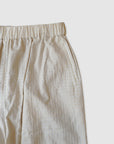 Gingham wide pants / Pre-order