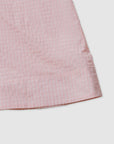 Gingham boat neck onepiece / Pre-order