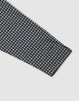 Gingham boat neck onepiece / Pre-order