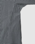 Gingham boat neck onepiece / Pre-order