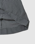 Gingham boat neck onepiece / Pre-order