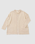 Cotton knit cardigan
