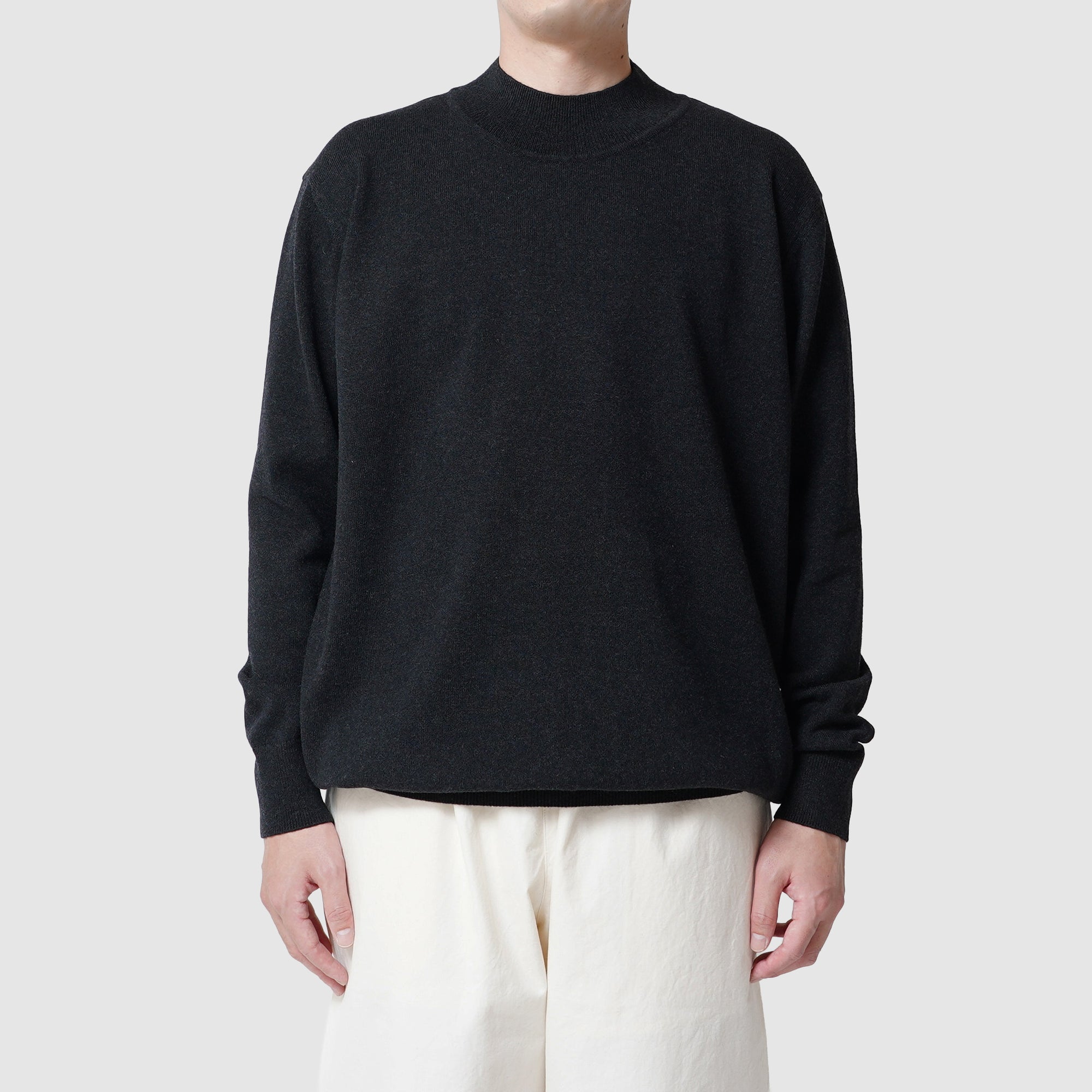Mock neck knit