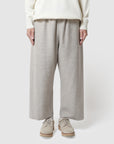 Felted wool wide pants