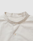 Band collar shirt